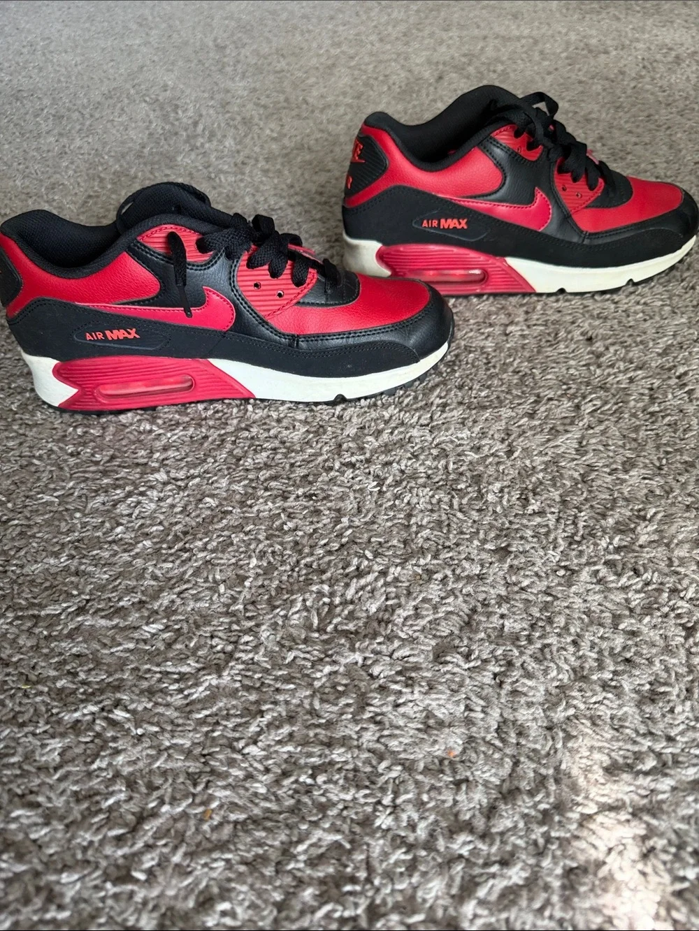 Nike Kids Air Max Sneakers - Red & Black